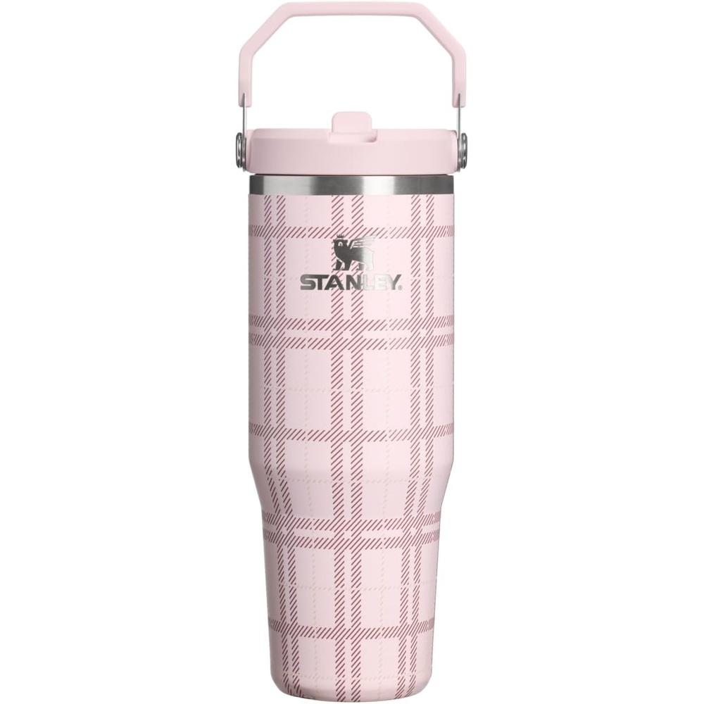 image:imageSTANLEY IceFlow 20 Flip Straw Tumbler 30 oz Blossom PlaidBlossom Plaid