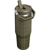 STANLEY IceFlow 2.0 Flip Straw Tumbler, 30 oz, Blossom Plaid(Peat Moss Plaid)