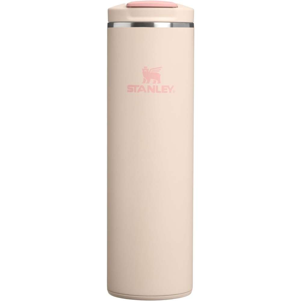 image:imageSTANLEY Transit FlipTop Mug  Leakproof Coffee Travel Cup  Vacuum Insulated Stainless Steel  Stays Hot or Cold for Hours  BPAFree  16 oz  Champagne