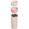 STANLEY Cafe To Go Travel Mug 16 oz | Leakproof Two-Part Drink Through Lid | Tumbler Cup for Coffee, Tea and Drinks | Insulated Stainless Steel Coffee Mug | BPA-Free | Champagne