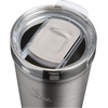STANLEY Everyday Tumbler 20 oz | Press Fit Drink Through Lid | Beverage, Coffee, and Cocktail Cup | Insulated Stainless Steel Wine Glass | BPA-Free | Stainless Steel Ash