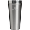 STANLEY Everyday Tumbler 20 oz | Press Fit Drink Through Lid | Beverage, Coffee, and Cocktail Cup | Insulated Stainless Steel Wine Glass | BPA-Free | Stainless Steel Ash