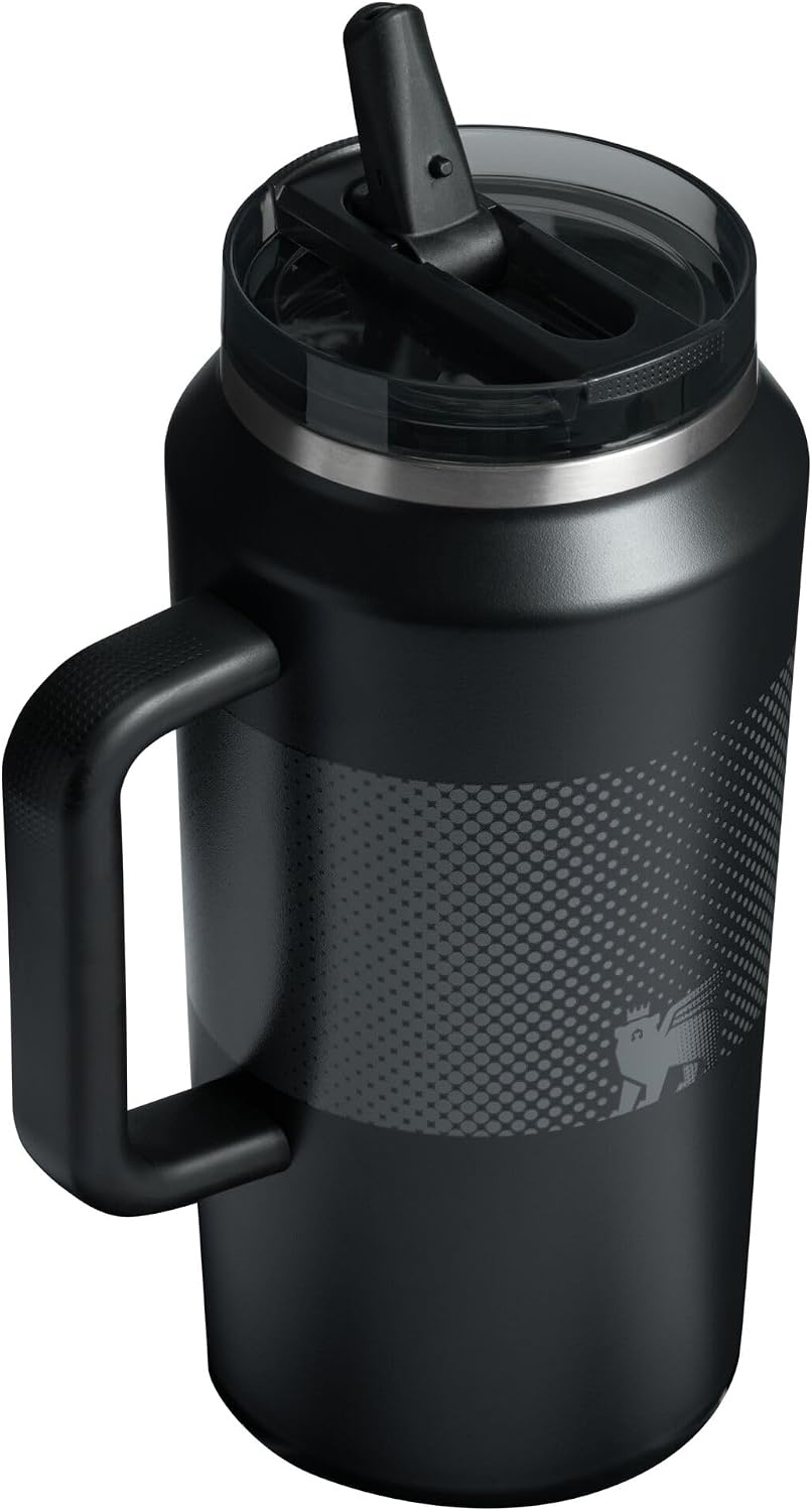 image:imageSTANLEY Quencher ProTour Flipstraw Tumbler 20 oz Marigold Papel PicadoBlack Fade