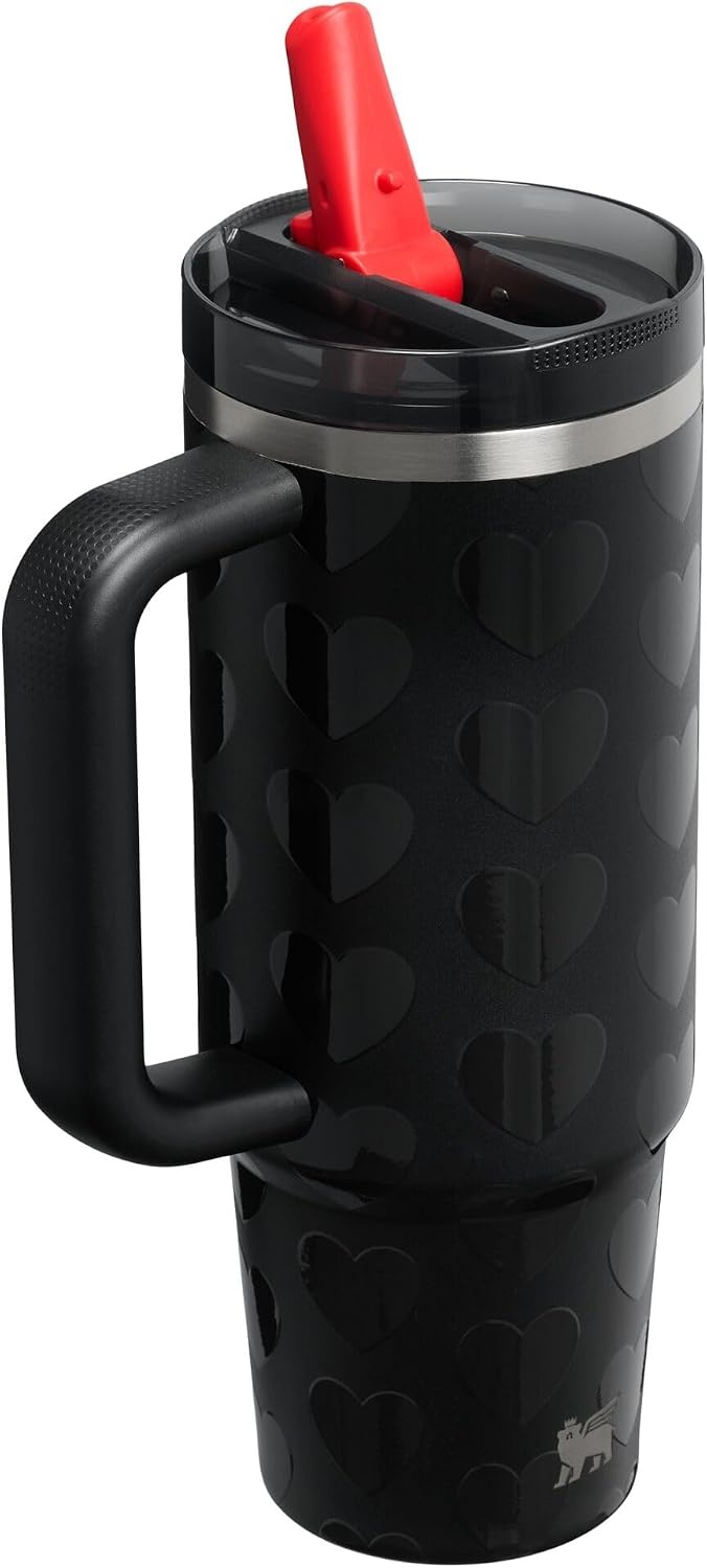 image:imageSTANLEY Quencher ProTour Flipstraw Tumbler 20 oz Marigold Papel PicadoBlack Lovely
