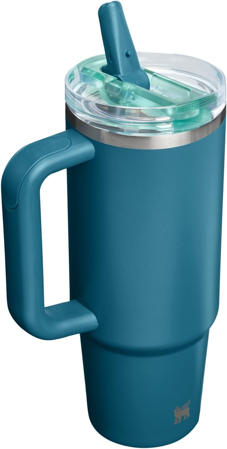 image:imageSTANLEY Quencher ProTour Flipstraw Tumbler 20 oz Marigold Papel PicadoCoastal Teal