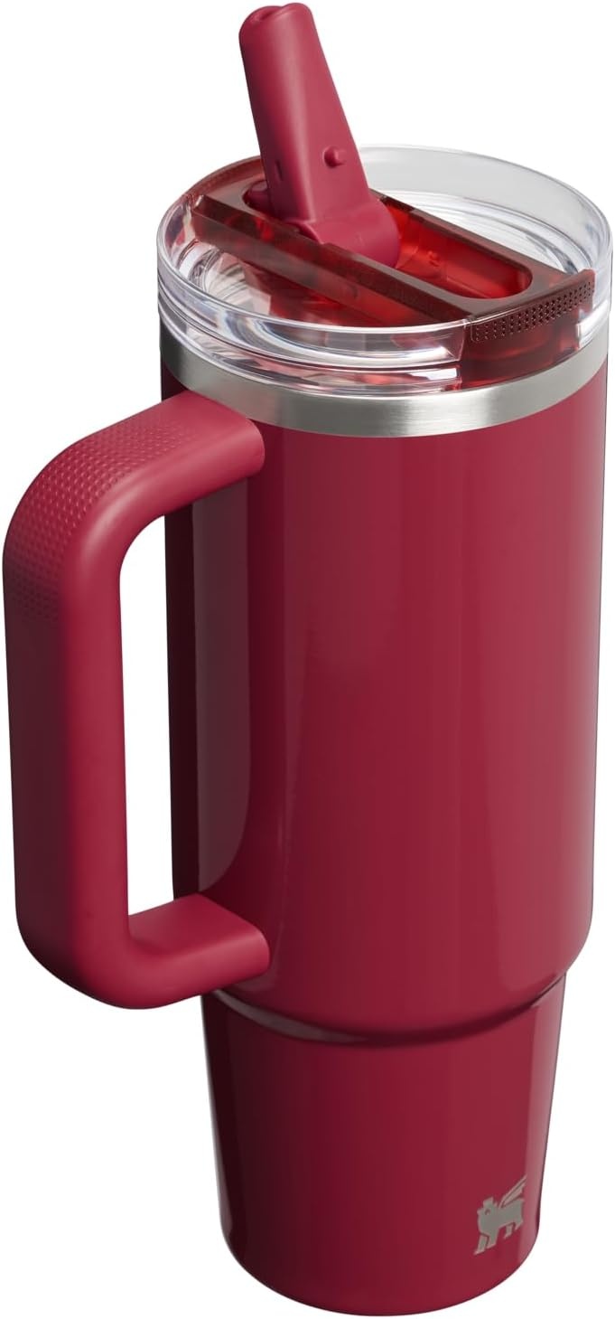image:imageSTANLEY Quencher ProTour Flipstraw Tumbler 20 oz Marigold Papel PicadoCranberry Gloss