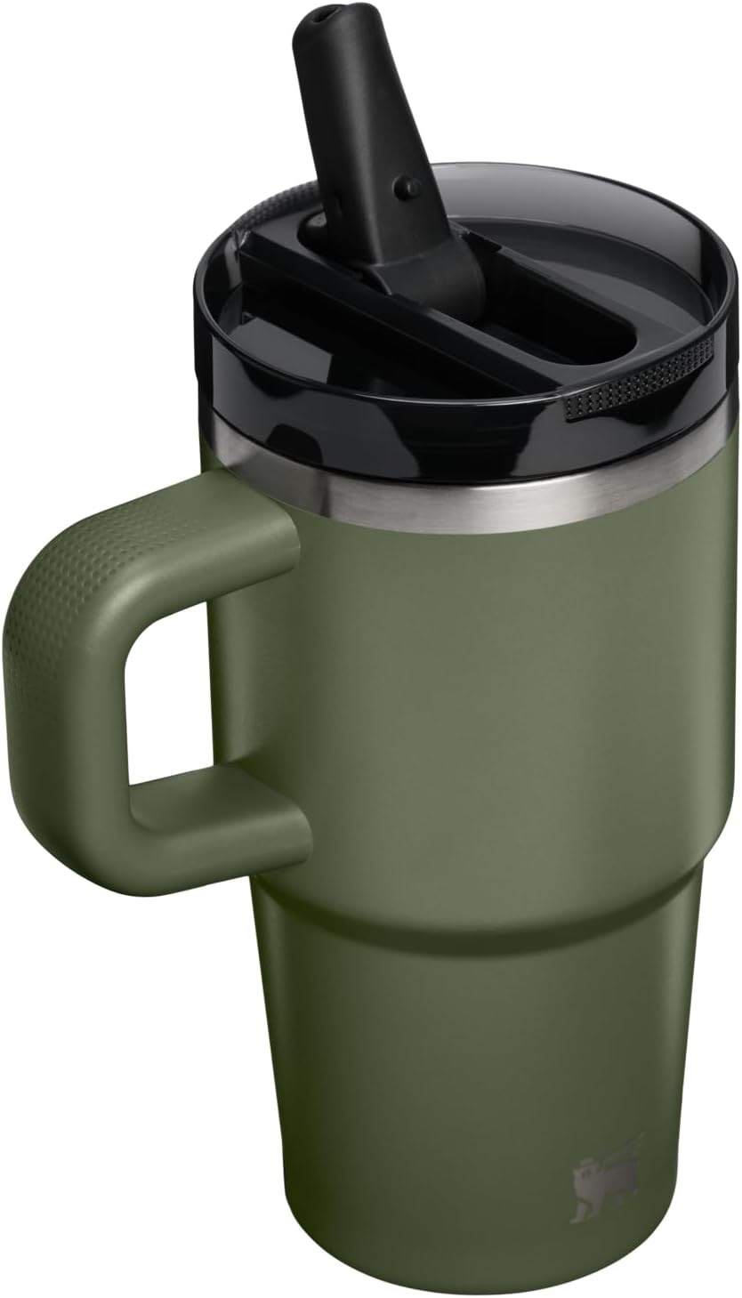 image:imageSTANLEY Quencher ProTour Flipstraw Tumbler 20 oz Marigold Papel PicadoDried Pine