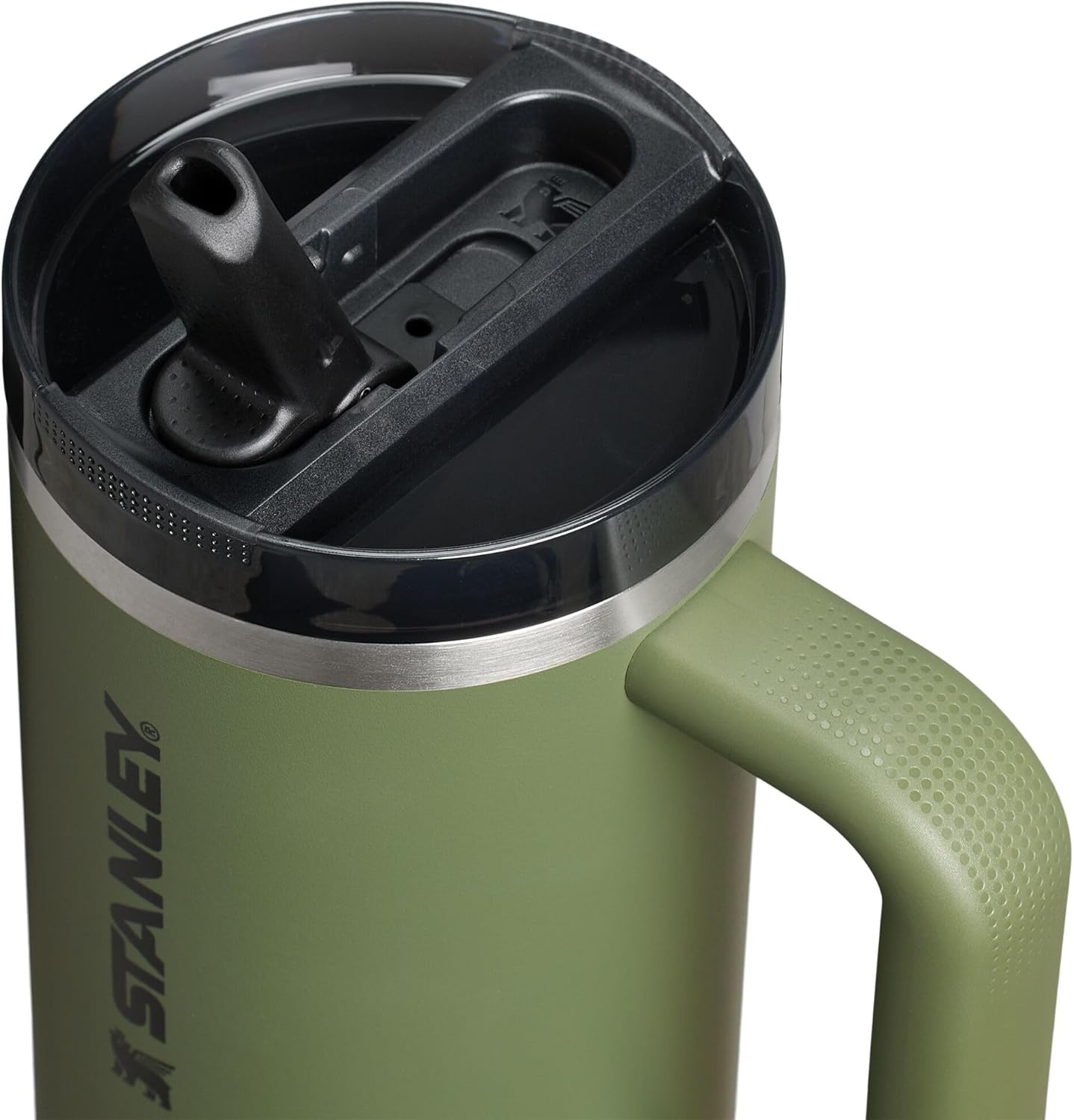 image:imageSTANLEY Quencher ProTour Flipstraw Tumbler 20 oz Marigold Papel PicadoDried Pine VRT