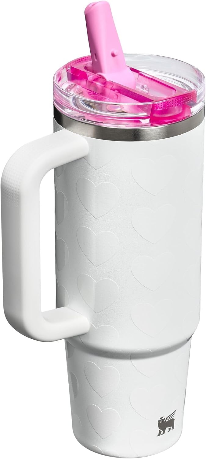 image:imageSTANLEY Quencher ProTour Flipstraw Tumbler 20 oz Marigold Papel PicadoFrost Lovely