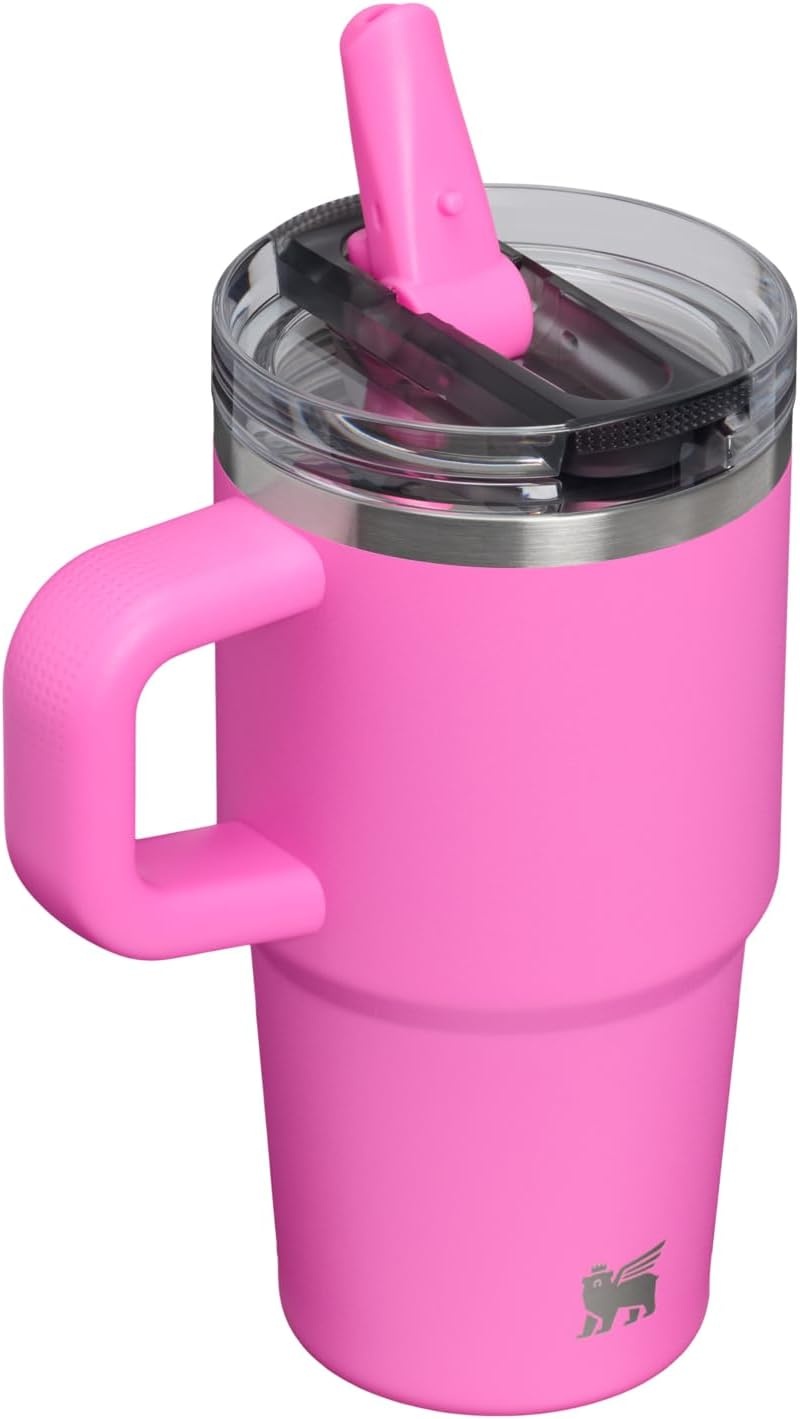 image:imageSTANLEY Quencher ProTour Flipstraw Tumbler 20 oz Marigold Papel PicadoHot Pink