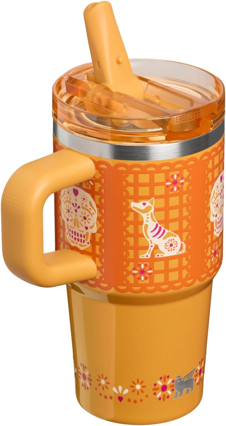 image:imageSTANLEY Quencher ProTour Flipstraw Tumbler 20 oz Marigold Papel PicadoMarigold Papel Picado