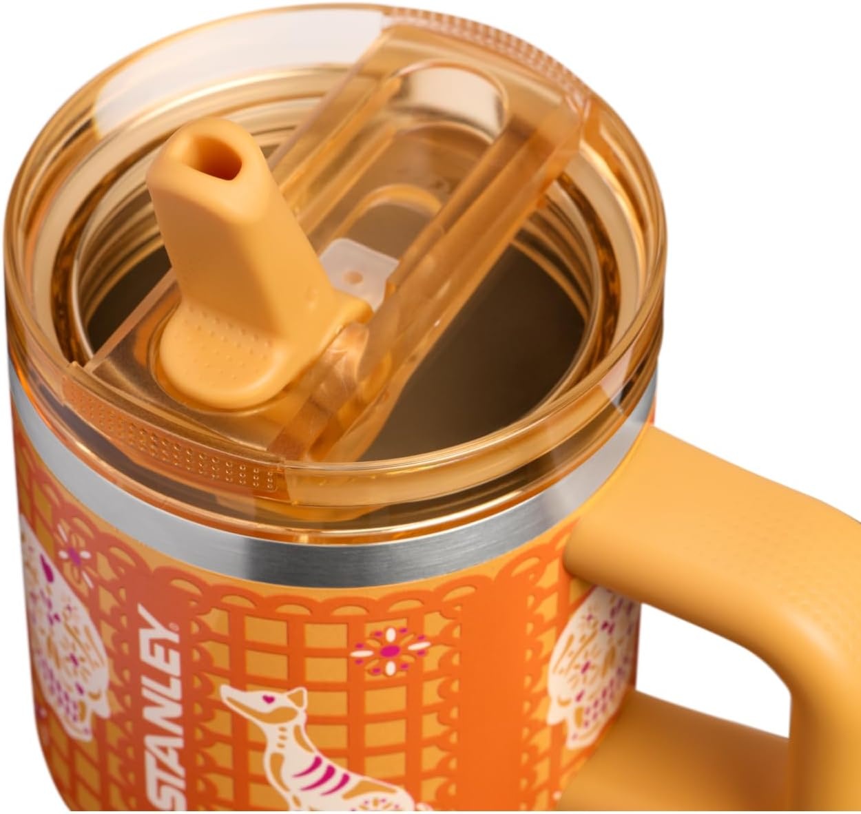 image:imageSTANLEY Quencher ProTour Flipstraw Tumbler 20 oz Marigold Papel PicadoMarigold Papel Picado