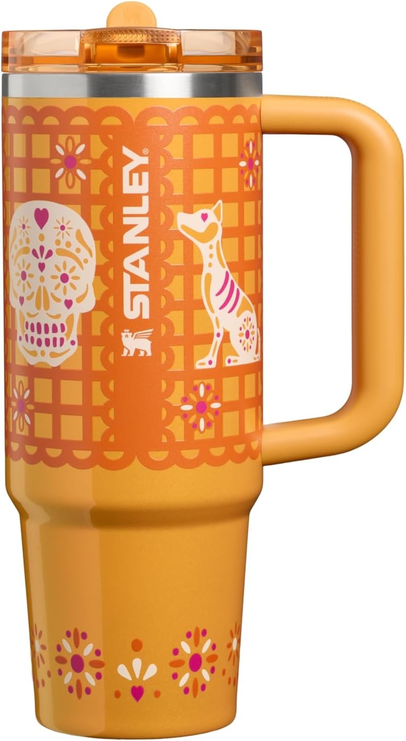 image:imageSTANLEY Quencher ProTour Flipstraw Tumbler 20 oz Marigold Papel PicadoMarigold Papel Picado