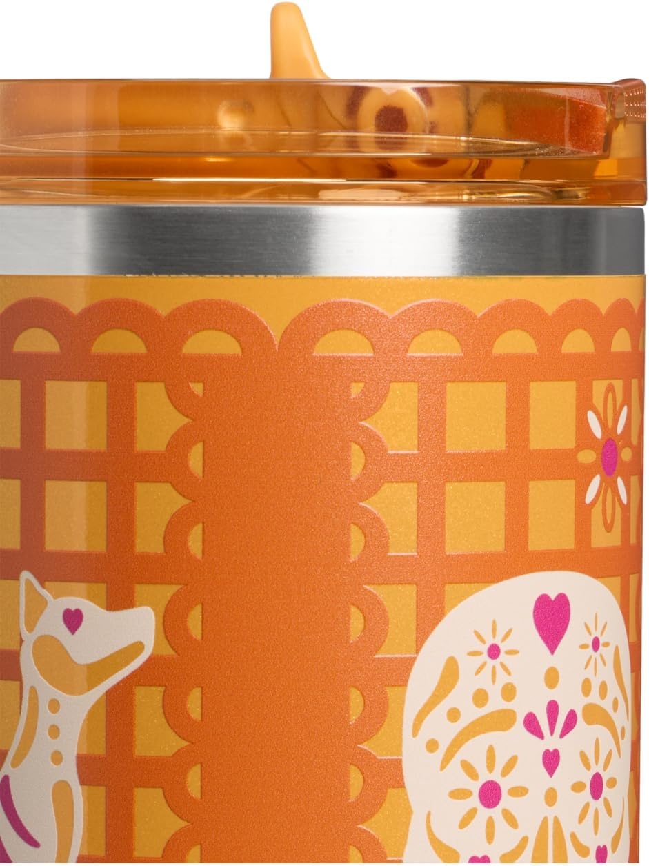 image:imageSTANLEY Quencher ProTour Flipstraw Tumbler 20 oz Marigold Papel PicadoMarigold Papel Picado