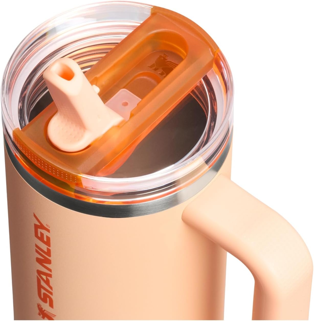 image:imageSTANLEY Quencher ProTour Flipstraw Tumbler 20 oz Marigold Papel PicadoOrange Sherbet