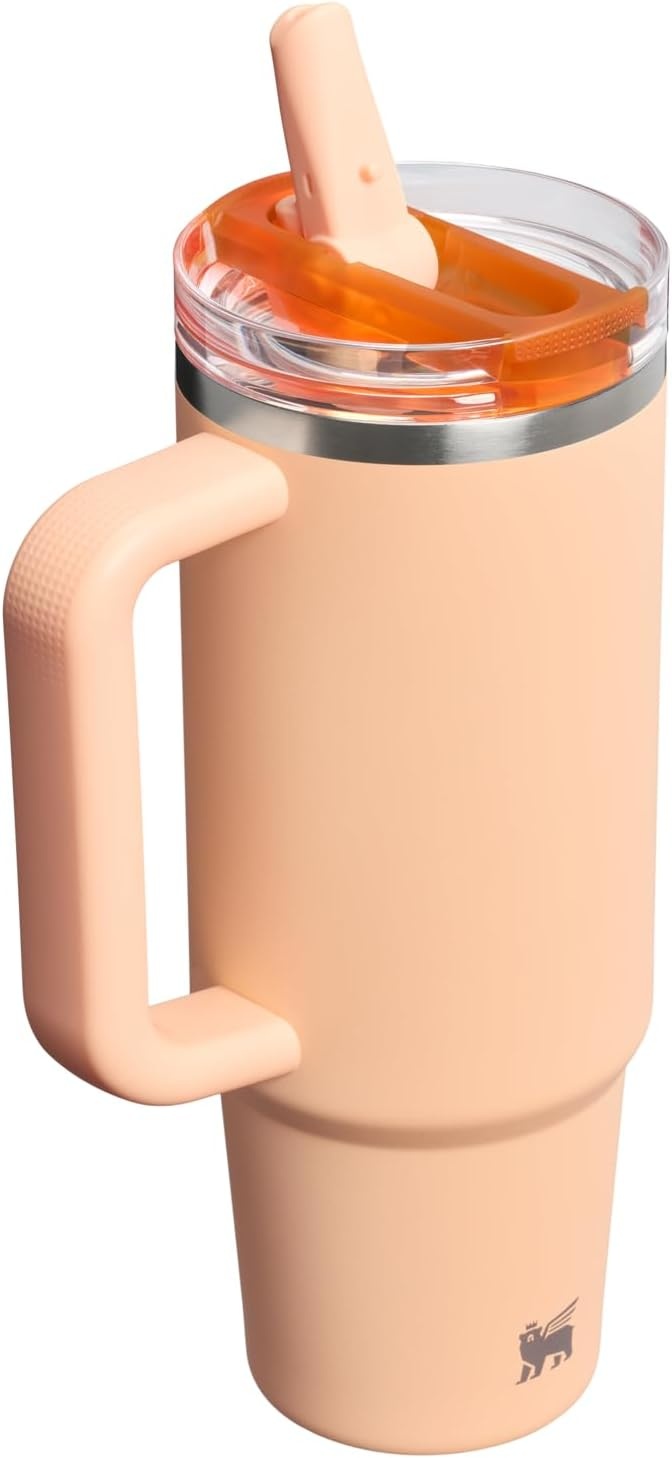 image:imageSTANLEY Quencher ProTour Flipstraw Tumbler 20 oz Marigold Papel PicadoOrange Sherbet