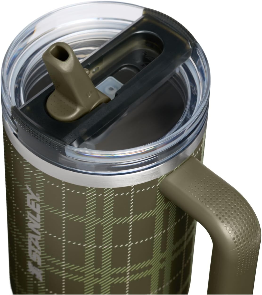 image:imageSTANLEY Quencher ProTour Flipstraw Tumbler 20 oz Marigold Papel PicadoPeat Moss Plaid