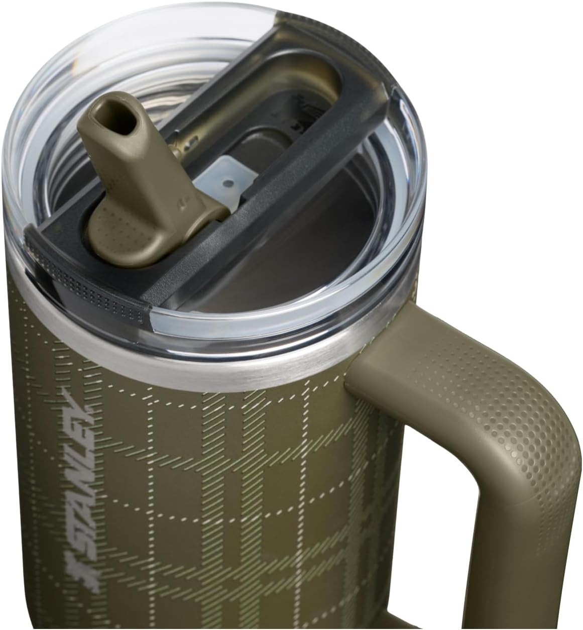 image:imageSTANLEY Quencher ProTour Flipstraw Tumbler 20 oz Marigold Papel PicadoPeat Moss Plaid