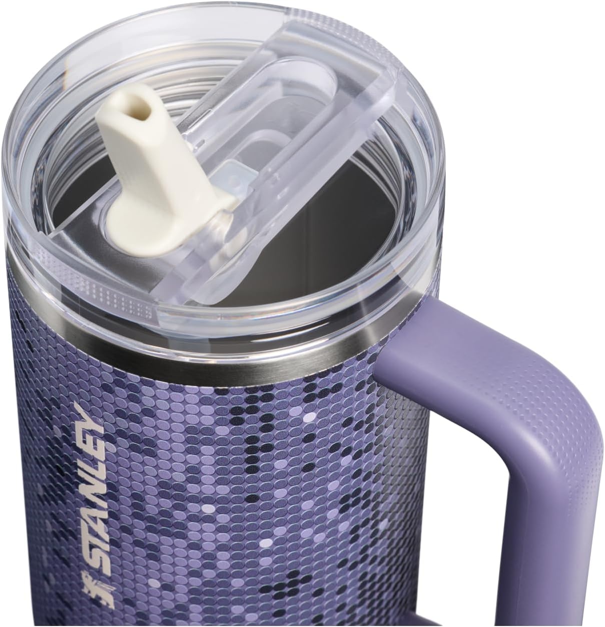 image:imageSTANLEY Quencher ProTour Flipstraw Tumbler 20 oz Marigold Papel PicadoPurple Umbra Pixel