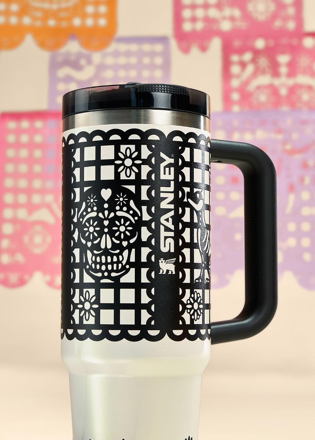 image:imageSTANLEY Quencher ProTour Flipstraw Tumbler 20 oz Marigold Papel PicadoSalt Papel Picado