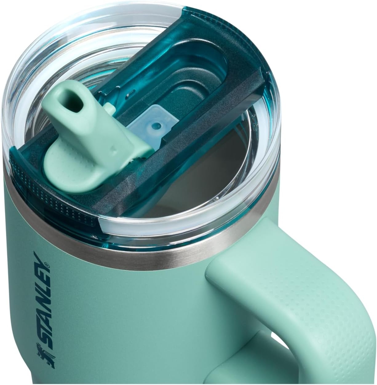 image:imageSTANLEY Quencher ProTour Flipstraw Tumbler 20 oz Marigold Papel PicadoSpring Green
