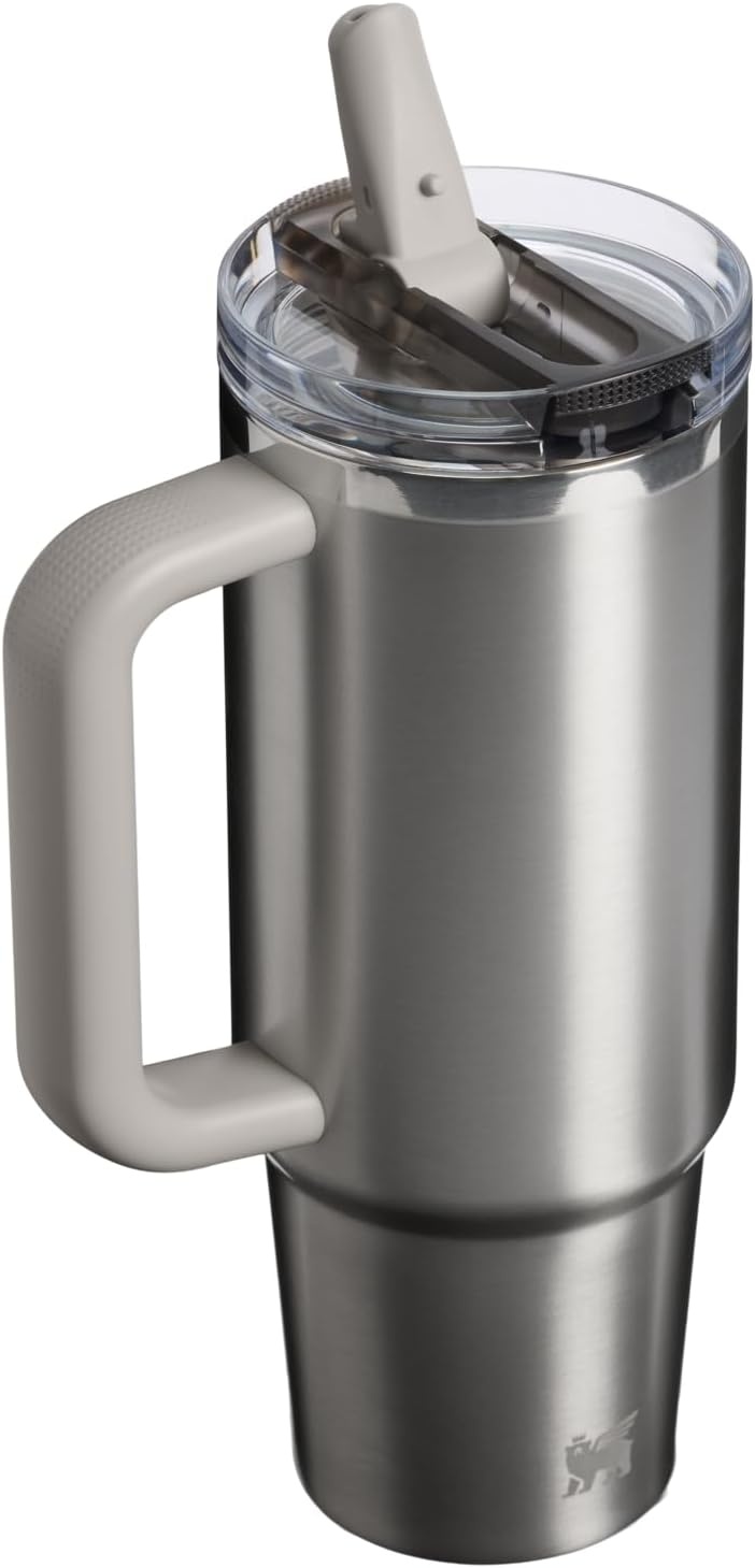 image:imageSTANLEY Quencher ProTour Flipstraw Tumbler 20 oz Marigold Papel PicadoStainless Steel Ash