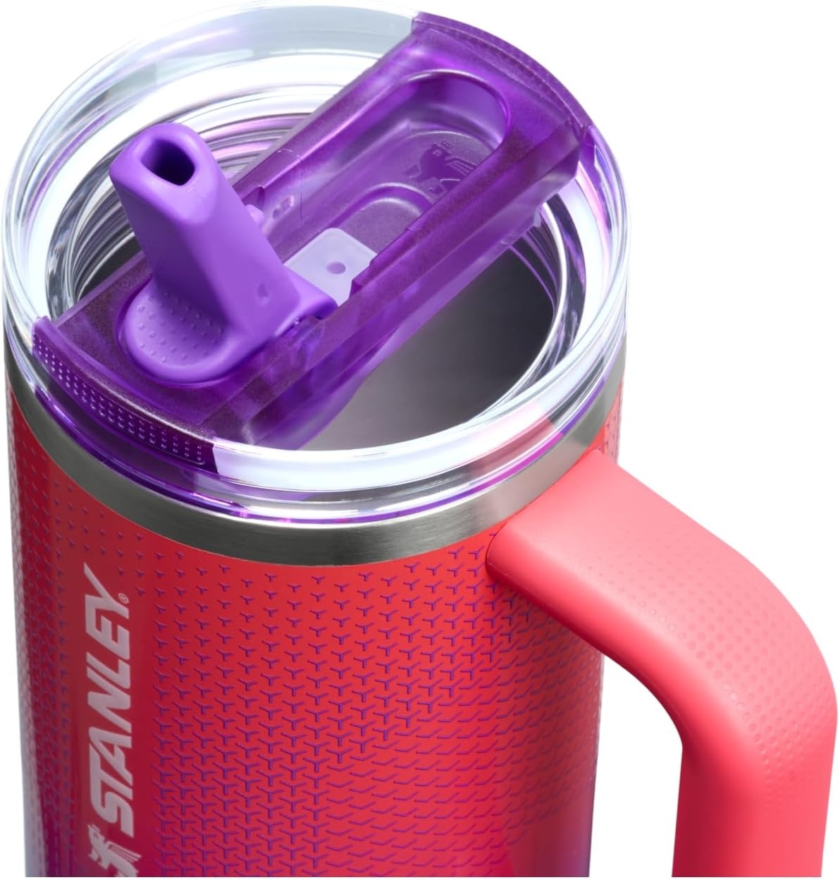 image:imageSTANLEY Quencher ProTour Flipstraw Tumbler 20 oz Marigold Papel PicadoVermilion Hypergrip