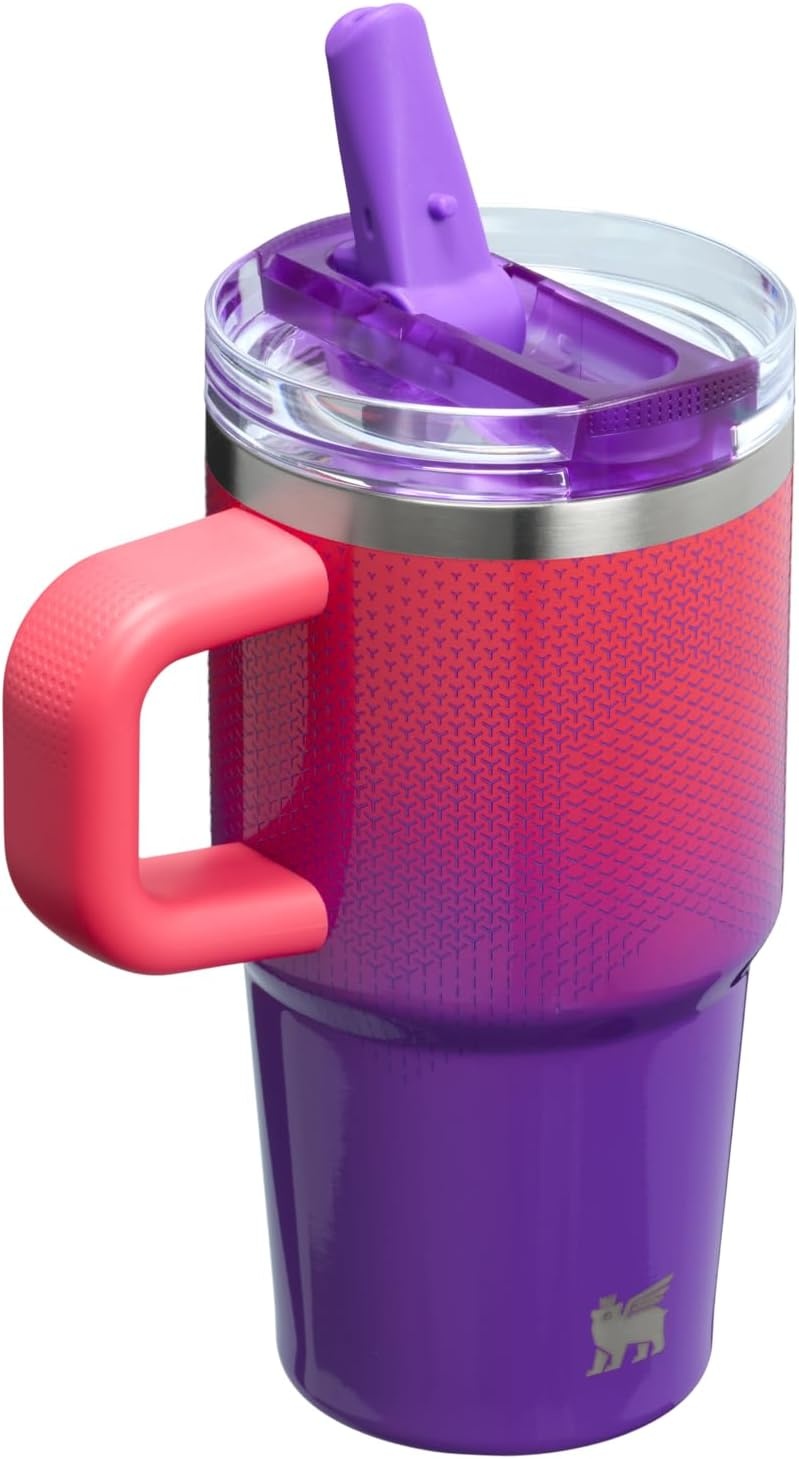 image:imageSTANLEY Quencher ProTour Flipstraw Tumbler 20 oz Marigold Papel PicadoVermilion Hypergrip