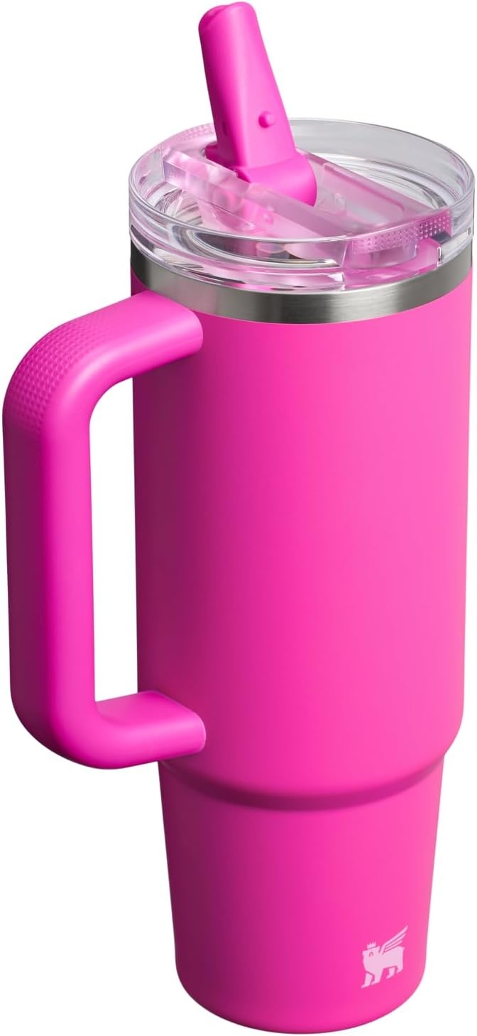 image:imageSTANLEY Quencher ProTour Flipstraw Tumbler 20 oz Marigold Papel PicadoViolet Blossom