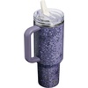 STANLEY Quencher ProTour Flipstraw Tumbler, 20 oz, Marigold Papel Picado(Purple Umbra Pixel)
