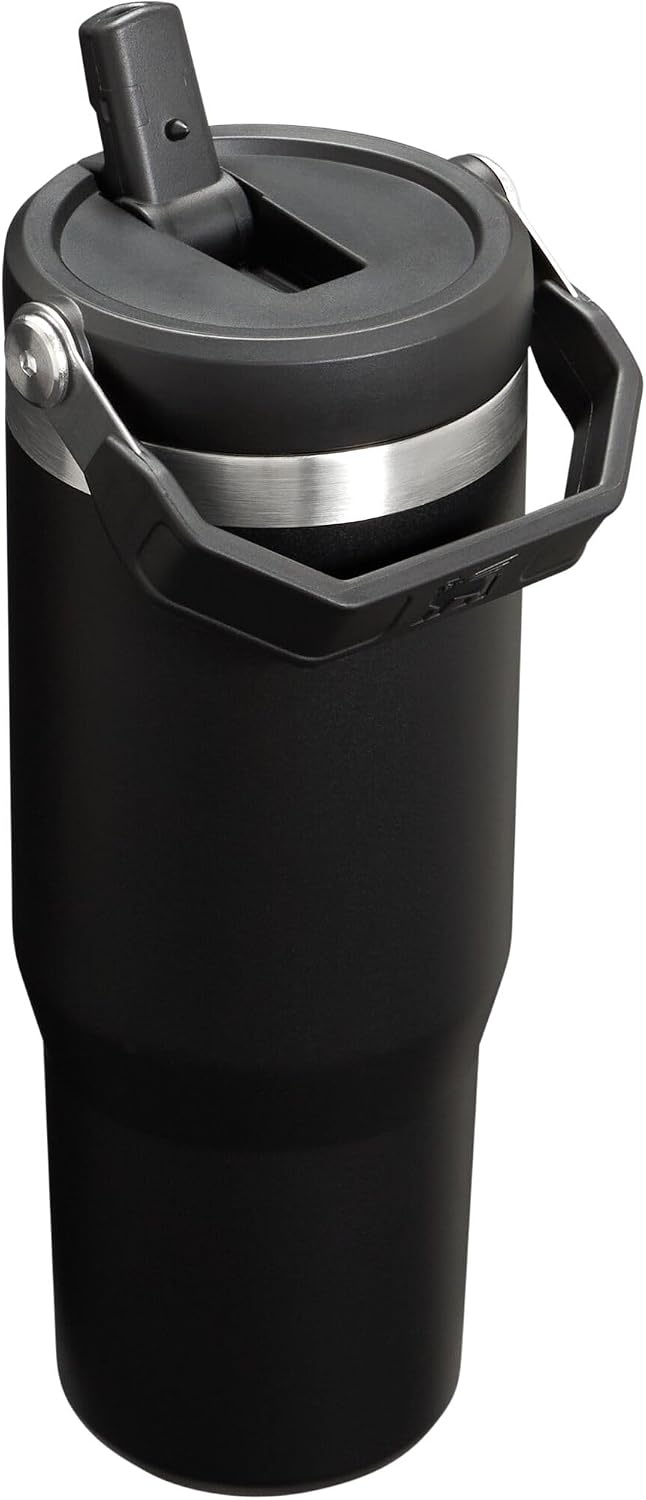 image:imageSTANLEY IceFlow 20 Flip Straw Tumbler 30 oz Moonlight SpiralBlack