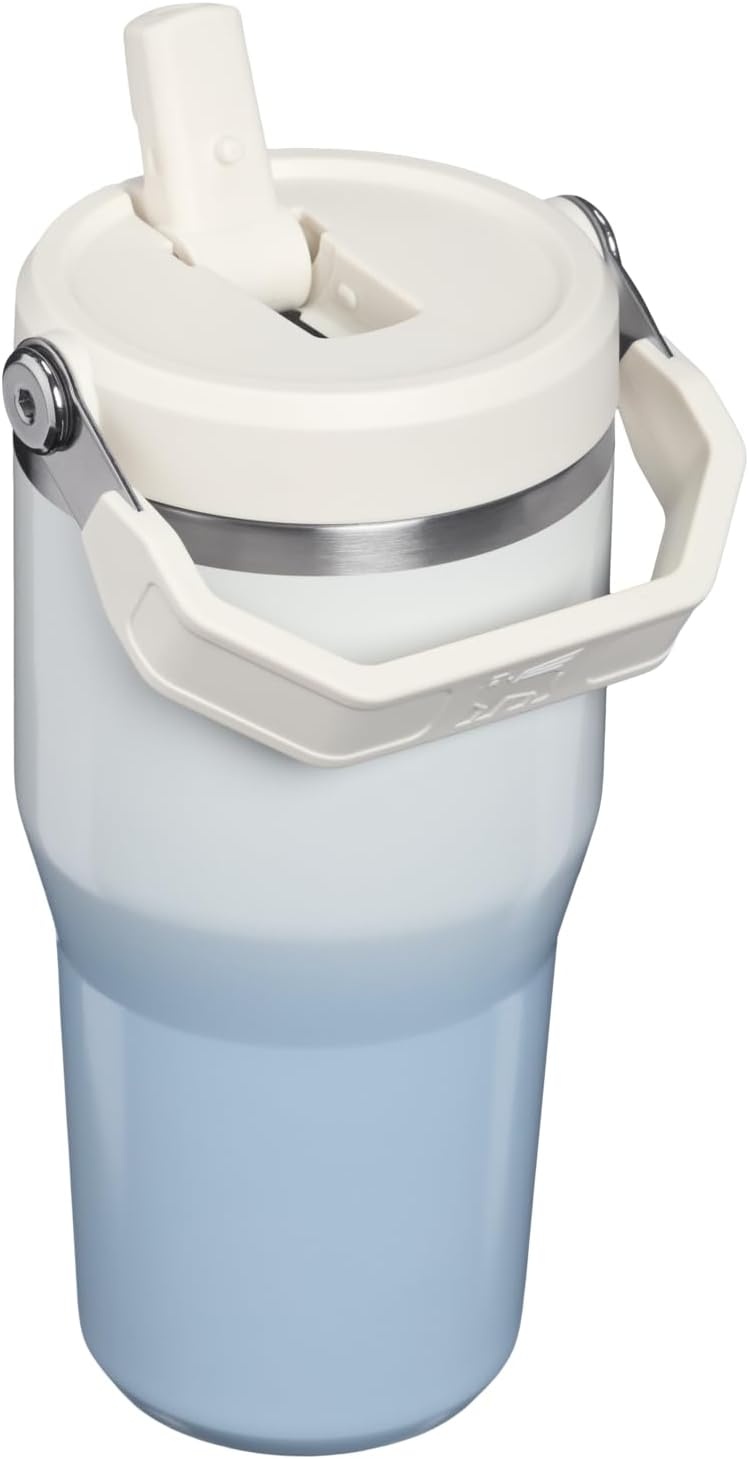 image:imageSTANLEY IceFlow 20 Flip Straw Tumbler 30 oz Moonlight SpiralBlue Dream Gradient