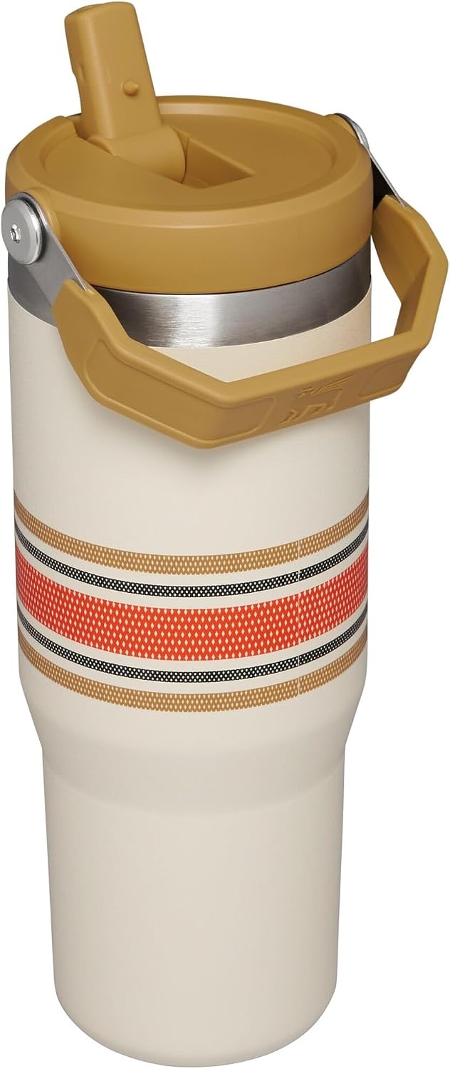 image:imageSTANLEY IceFlow 20 Flip Straw Tumbler 30 oz Moonlight SpiralCream Mesh