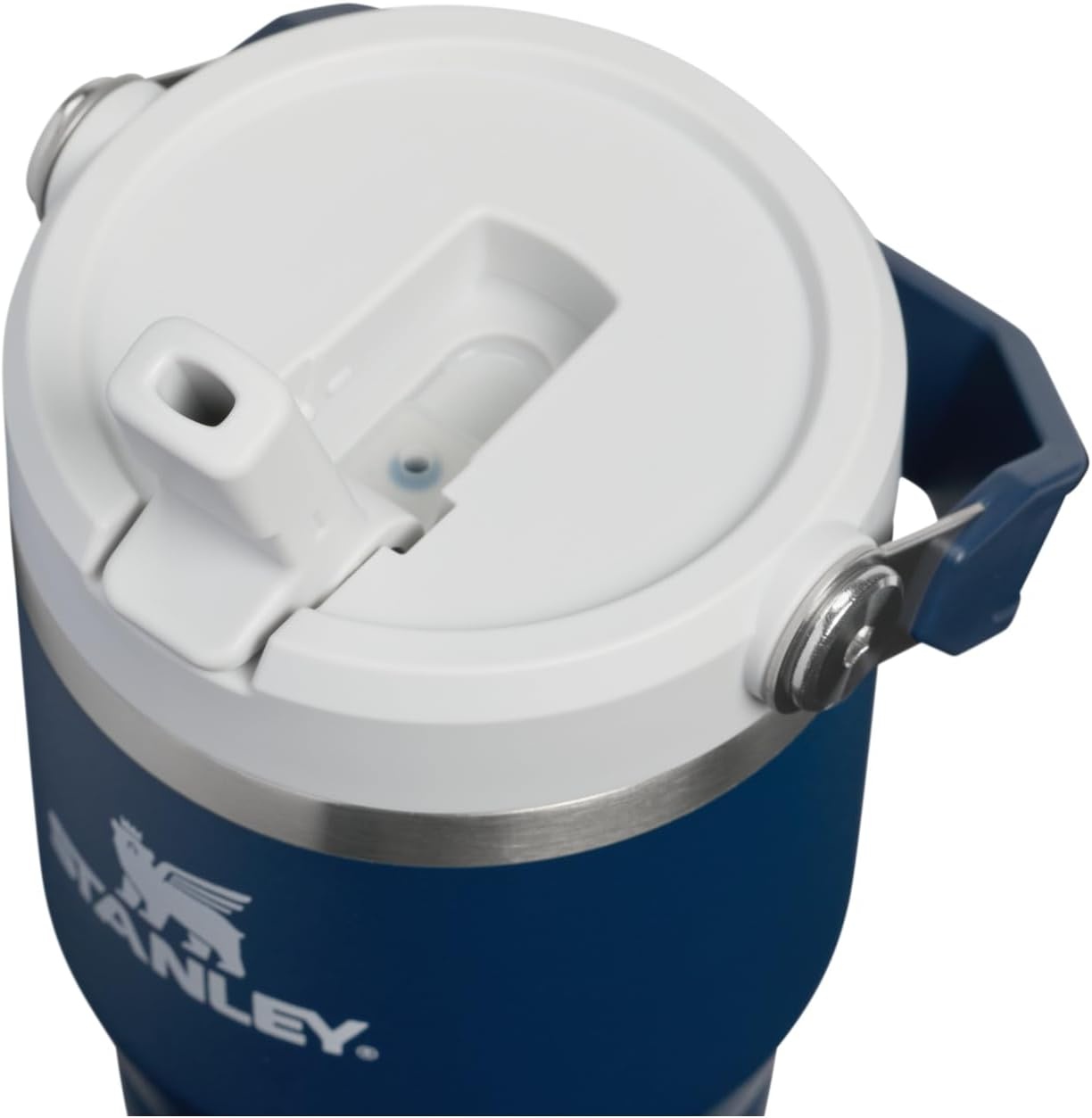 image:imageSTANLEY IceFlow 20 Flip Straw Tumbler 30 oz Moonlight SpiralDark Navy