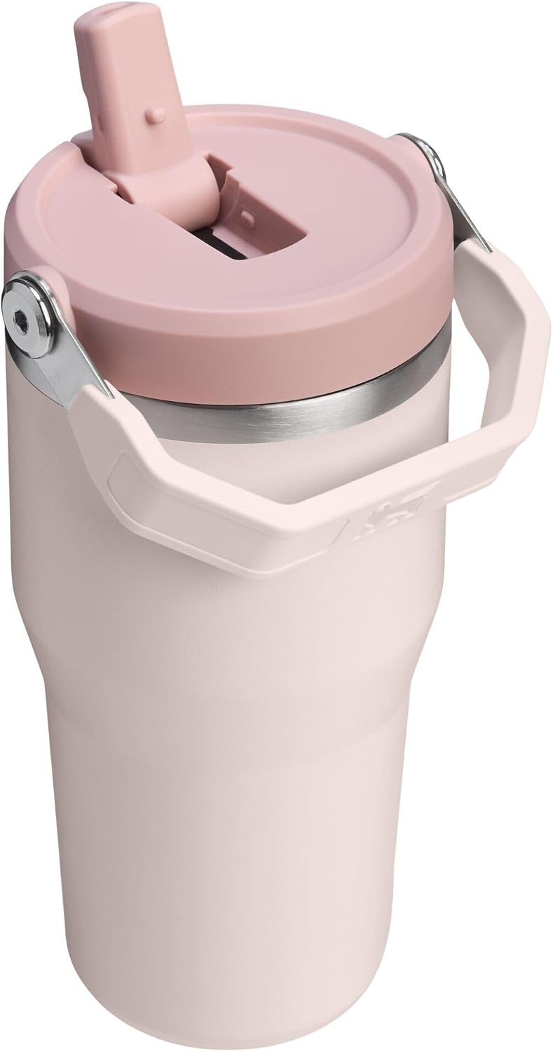 image:imageSTANLEY IceFlow 20 Flip Straw Tumbler 30 oz Moonlight SpiralRose Quartz 20