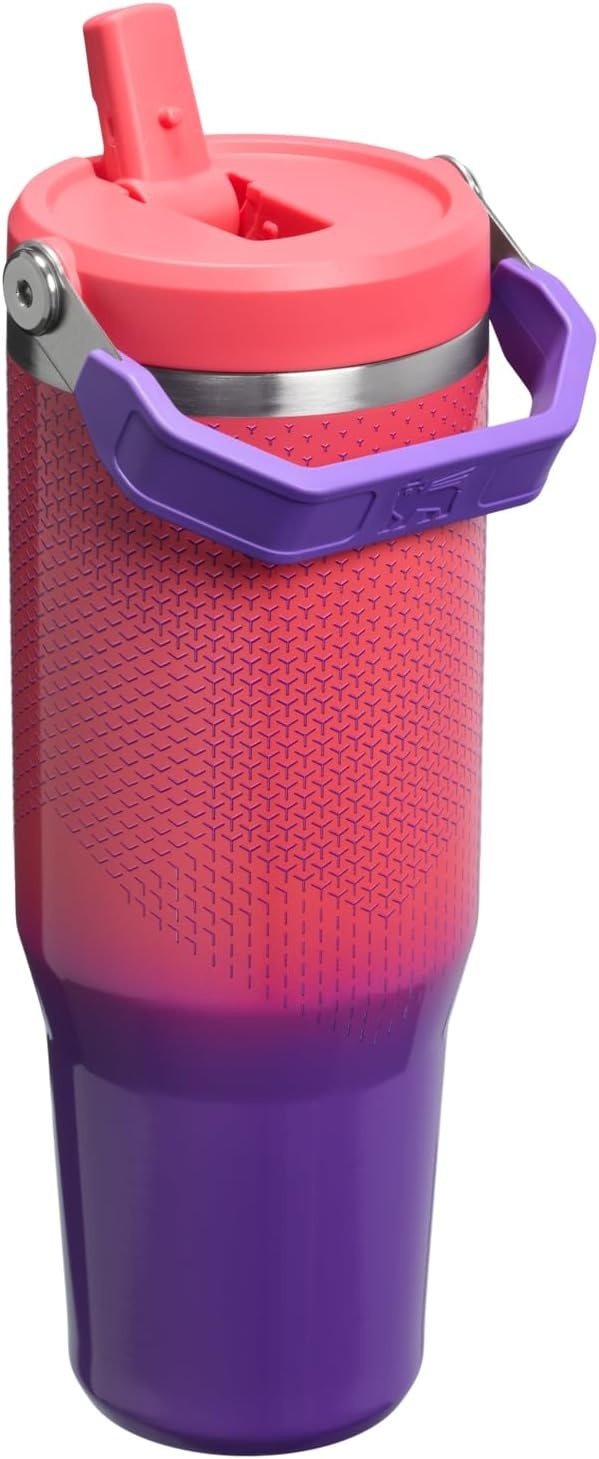 image:imageSTANLEY IceFlow 20 Flip Straw Tumbler 30 oz Moonlight SpiralVermilion Hypergrip