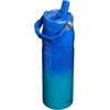 STANLEY IceFlow Flip Straw 2.0 Bottle, 24 oz, Purple Umbra Pixel(Pacific Hypergrip)