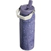 STANLEY IceFlow Flip Straw 2.0 Bottle, 24 oz, Purple Umbra Pixel(Purple Umbra Pixel)