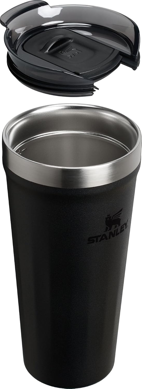 image:imageSTANLEY Everyday Tumbler with Lid 16 oz Marigold Papel PicadoBlack 20