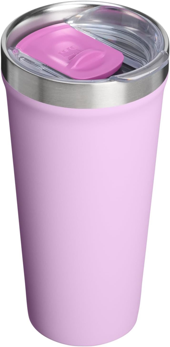 image:imageSTANLEY Everyday Tumbler with Lid 16 oz Marigold Papel PicadoSoft Orchid
