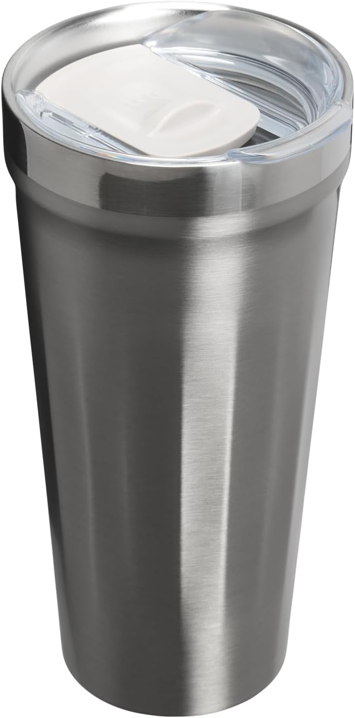 image:imageSTANLEY Everyday Tumbler with Lid 16 oz Marigold Papel PicadoSteel Shimmer