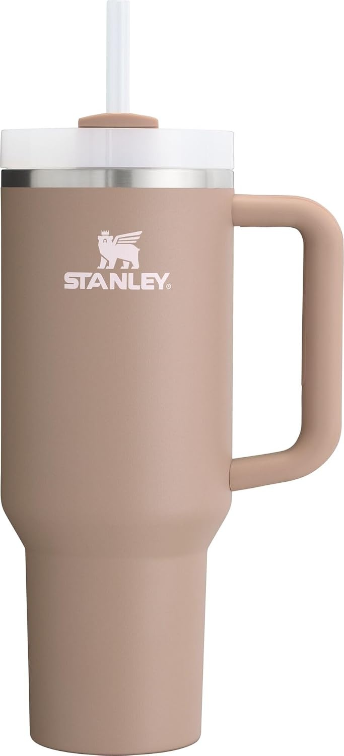 image:imageSTANLEY Halloween Quencher H20 Flow State Tumbler 20 oz Black MagicAlmond Rose