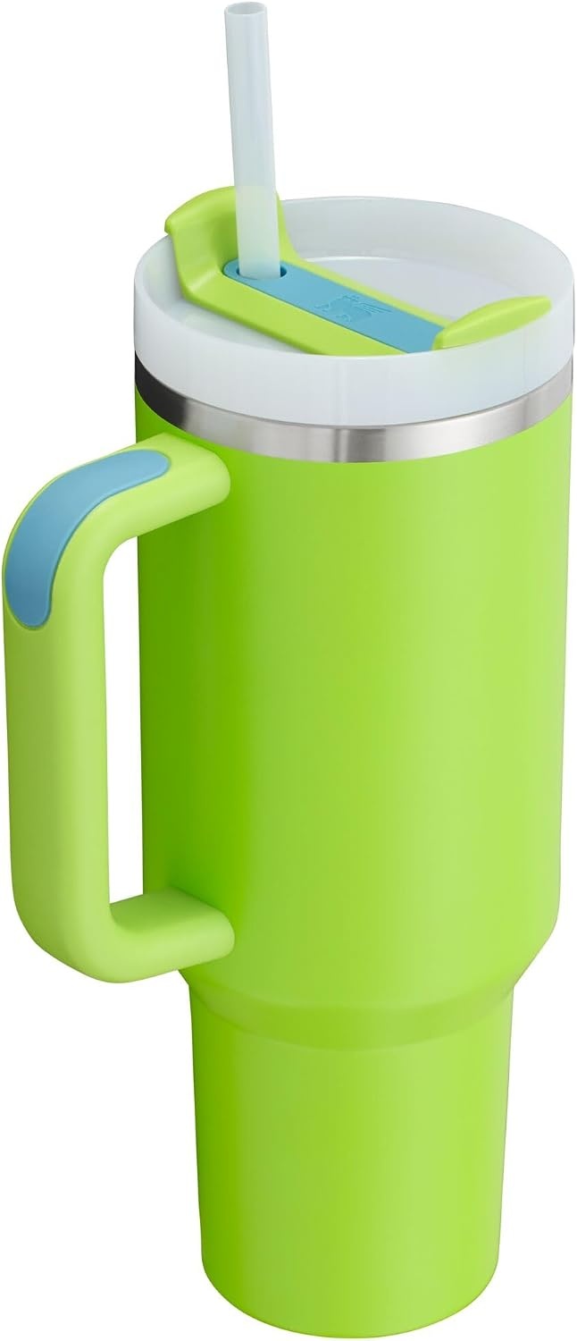 image:imageSTANLEY Halloween Quencher H20 Flow State Tumbler 20 oz Black MagicBright Lime