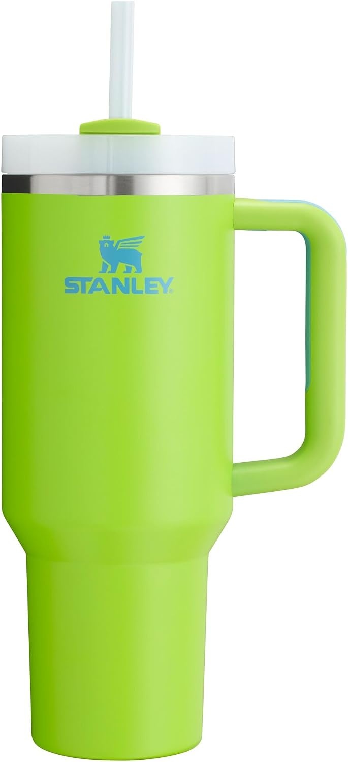 image:imageSTANLEY Halloween Quencher H20 Flow State Tumbler 20 oz Black MagicBright Lime