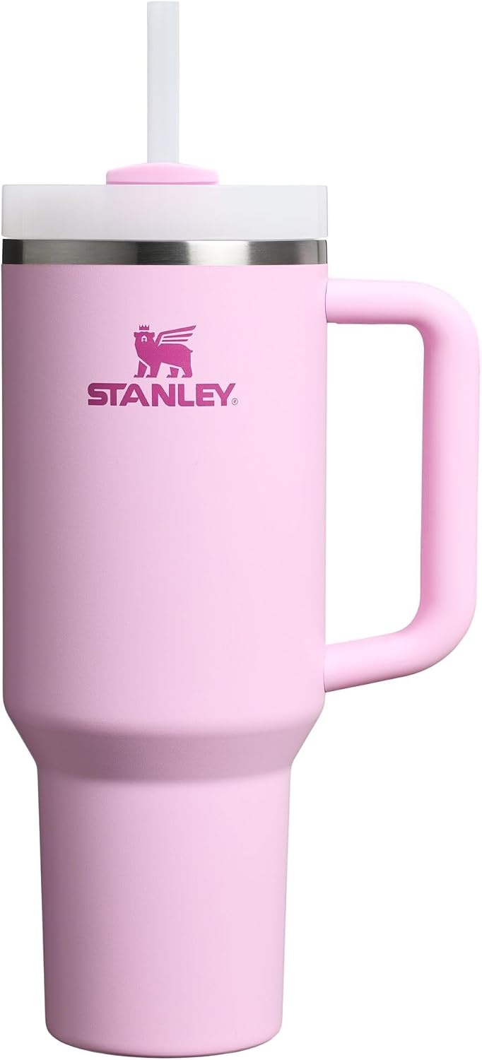 image:imageSTANLEY Halloween Quencher H20 Flow State Tumbler 20 oz Black MagicCherry Blossom