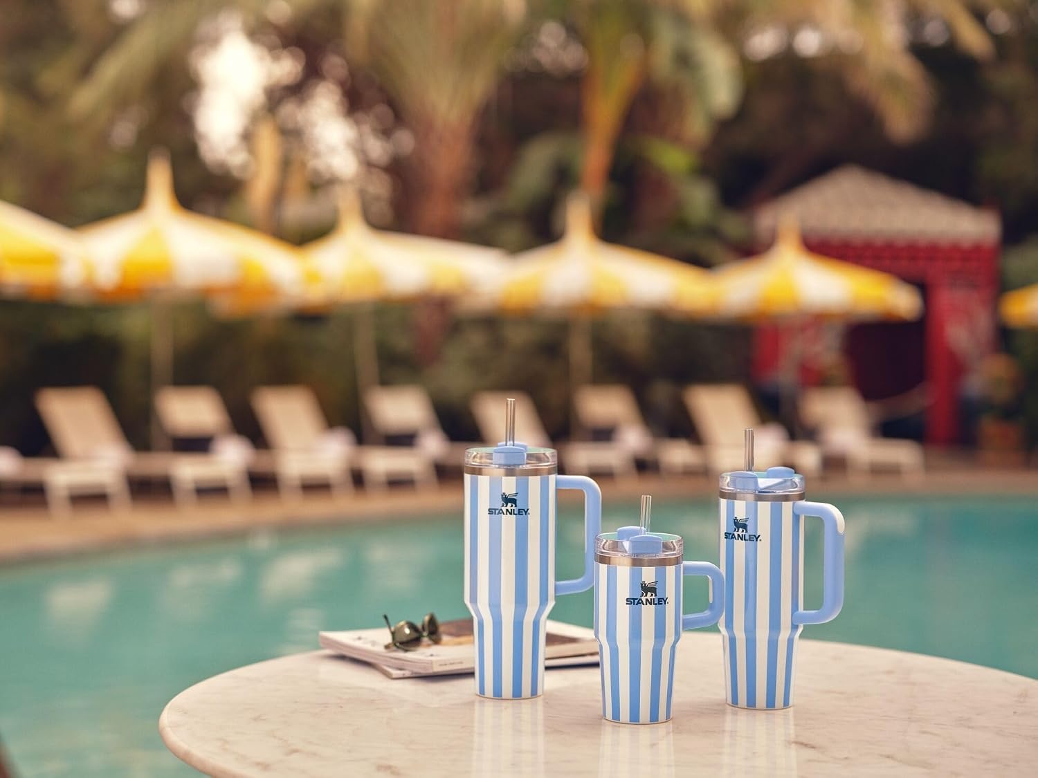 image:imageSTANLEY Halloween Quencher H20 Flow State Tumbler 20 oz Black MagicCornflower Cabana Gloss