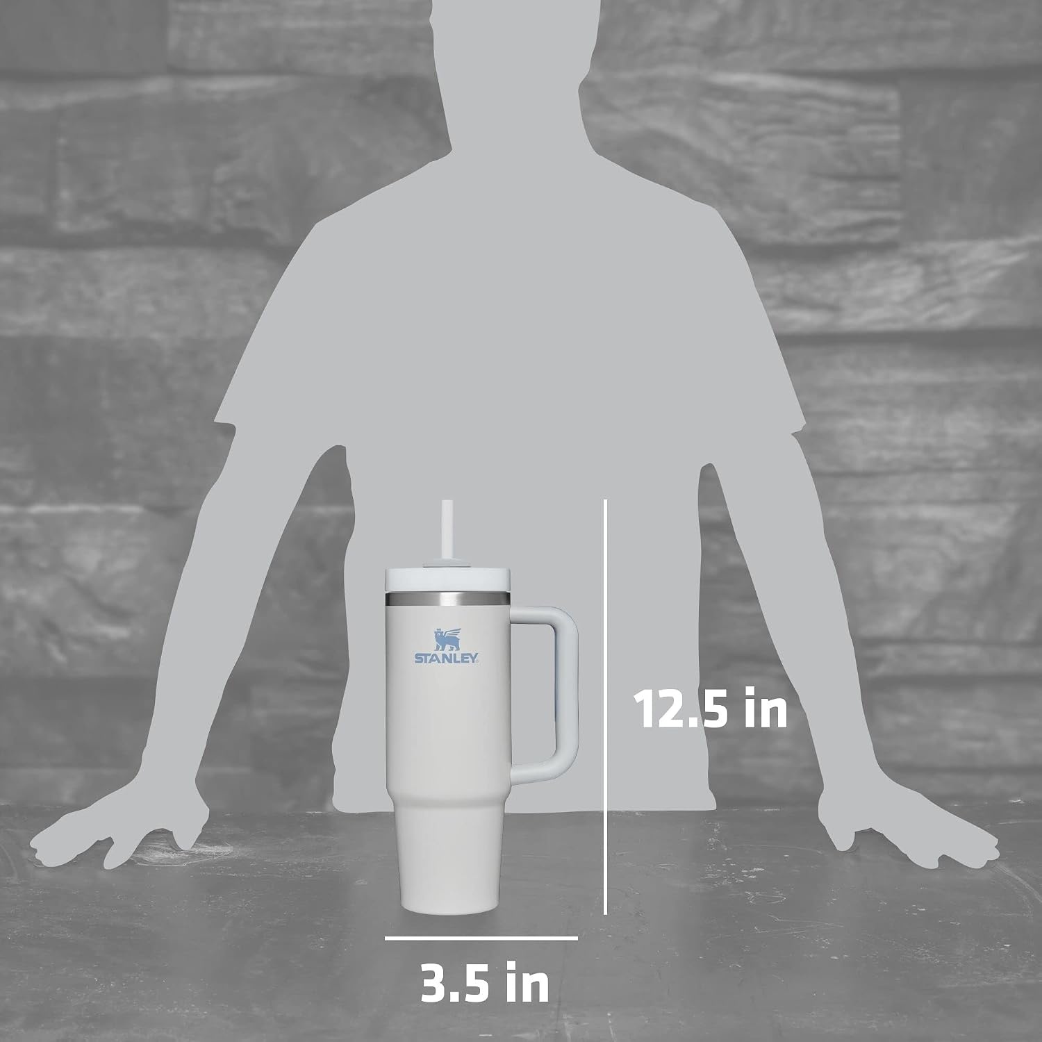 image:imageSTANLEY Halloween Quencher H20 Flow State Tumbler 20 oz Black MagicFog