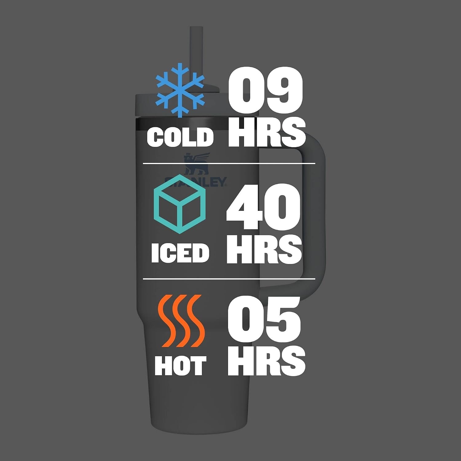 image:imageSTANLEY Halloween Quencher H20 Flow State Tumbler 20 oz Black MagicFog