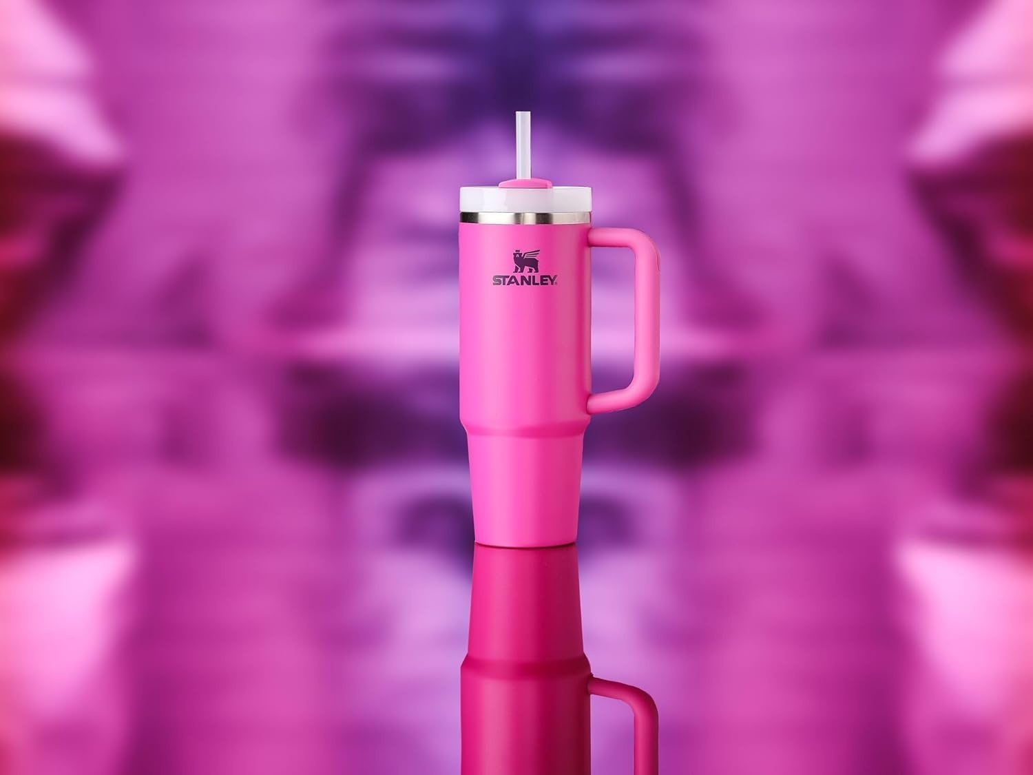 image:imageSTANLEY Halloween Quencher H20 Flow State Tumbler 20 oz Black MagicFuchsia