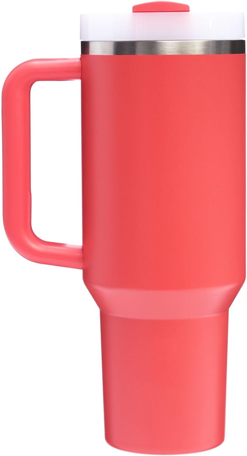 image:imageSTANLEY Halloween Quencher H20 Flow State Tumbler 20 oz Black MagicHot Coral